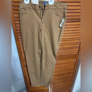 Old Navy Mid Rise skinny khaki pants